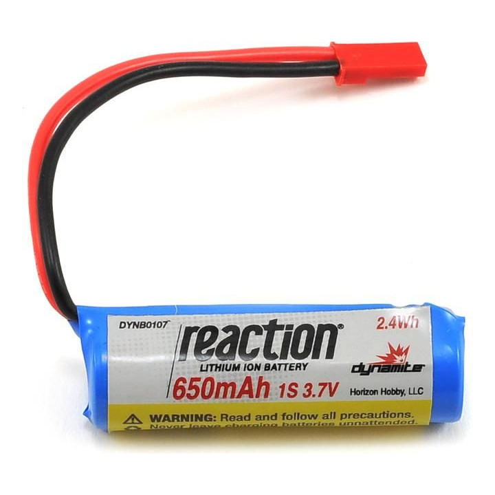 Baterie LiIon 3.7V 650mAh 1S JST React