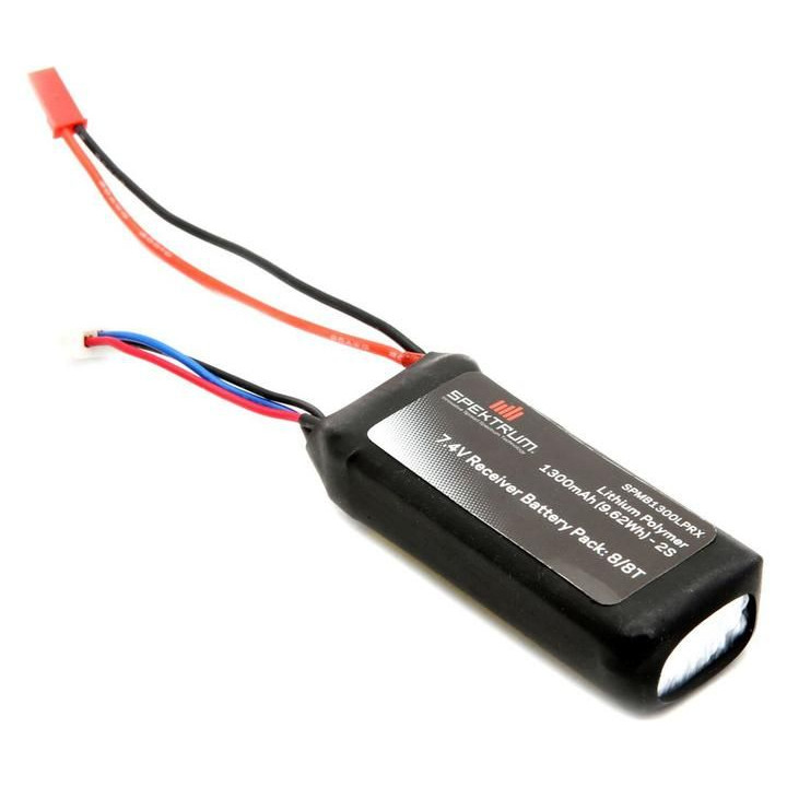 Spektrum baterie přijímače LiPol 7.4V 1300mAh JST