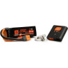 Spektrum Smart PowerStage G2 Air 2 je sada LiPo akumulátoru 11.1V 2200 mAh 30C IC3 a nabíječe Spektrum Smart S120 20W USB-C. Balíček technologií Smart G2 s bezpečným a velmi snadným nabíjením pro RC modely letadel.