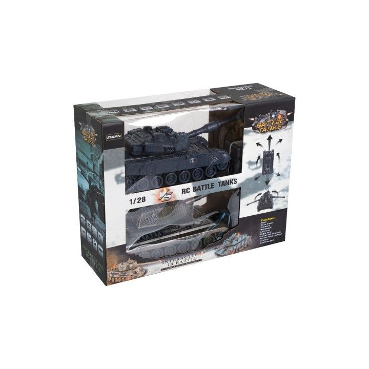 Tank RC 2ks 36cm + dobíjacia pack tanková bitka