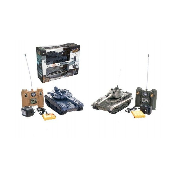 Tank RC 2ks 36cm + dobíjacia pack tanková bitka