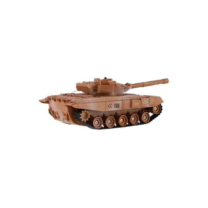 Tank RC 2ks 25cm tanková bitka + dobíjacia pack 27MHZ a 40MHz so zvukom sa svetlom v krabici 50x20