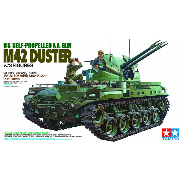 Tamiya 1:35 US M42 Duster w:3 Figures