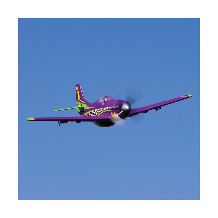 E-flite P-51D Voodoo 0.44m SAFE Select BNF Basic
