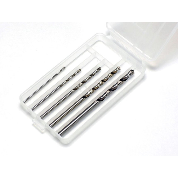 TAMIYA Basic Drill Set 1,0/1,5/2,0/2,5/3,0 mm / vrtáky