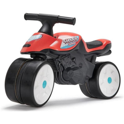 FALK - Dětské odrážedlo Baby Moto červené s gumovými koly