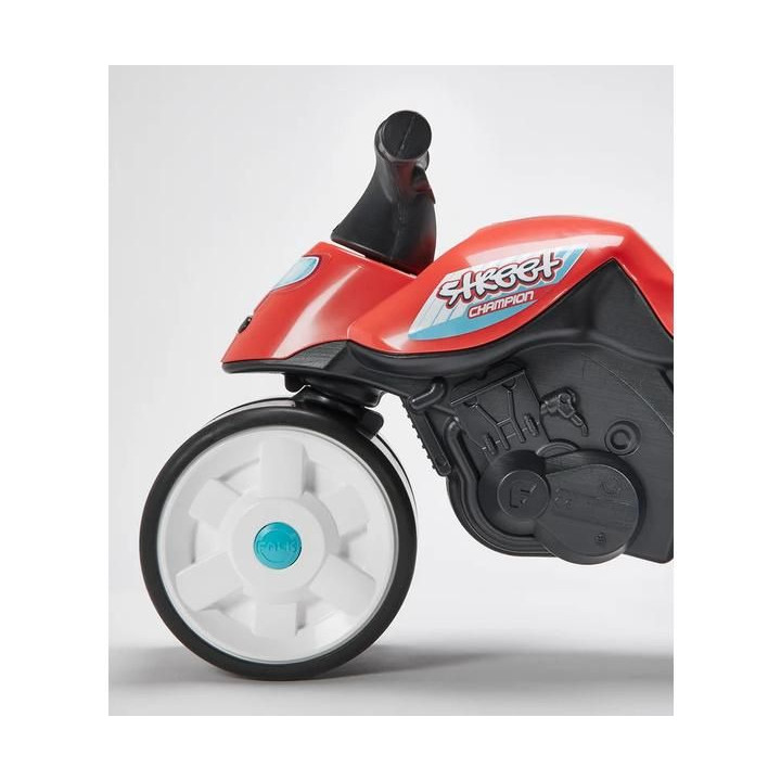 FALK - Dětské odrážedlo Baby Moto červené s gumovými koly