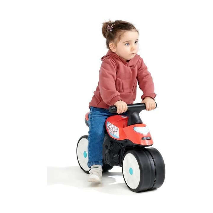 FALK - Dětské odrážedlo Baby Moto modré s gumovými koly
