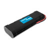 Osmičlánková NiMH pohonná akumulátorová sada KAVAN 1100mAh 10C v uspořádání TUBA. Bez konektoru. Rozměry 135x46,5x24 mm, hmotnost 260 g.