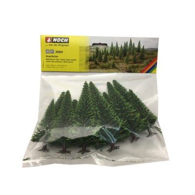Set ihličnatých stromčekov, výška 5 - 14 cm