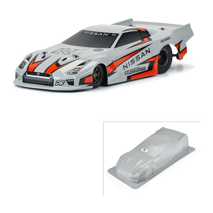 PROTOform karosérie 1:10 Nissan GT-R R35 Pro šedá: Drag Car