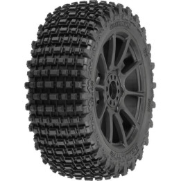 Pro-Line kolo 3.3", pneu Gladiator M2, disk Mach 10 H17 černý (2)