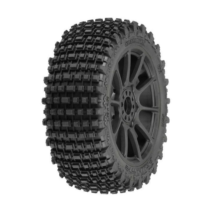 Pro-Line kolo 3.3", pneu Gladiator M2, disk Mach 10 H17 černý (2)