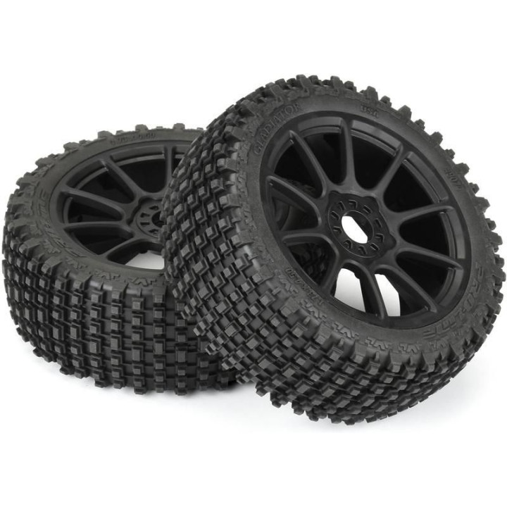 Pro-Line kolo 3.3", pneu Gladiator M2, disk Mach 10 H17 černý (2)