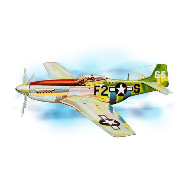 P-51 Mustang (705mm) laser.vyřezávaný