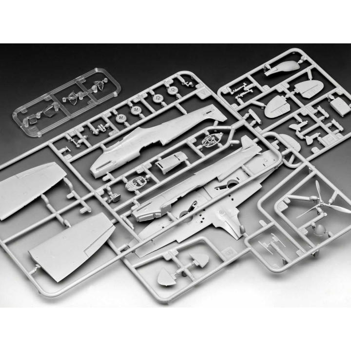 Plastic ModelKit letadlo 03953 - Spitfire Mk. IIa (1:72)