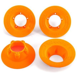 Traxxas poklice disku oranžová (4) (pro NO9572)