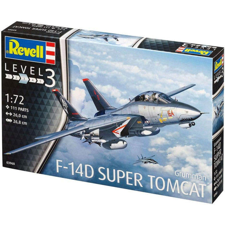 Plastic ModelKit letadlo 03960 - F-14D Super Tomcat (1:72)
