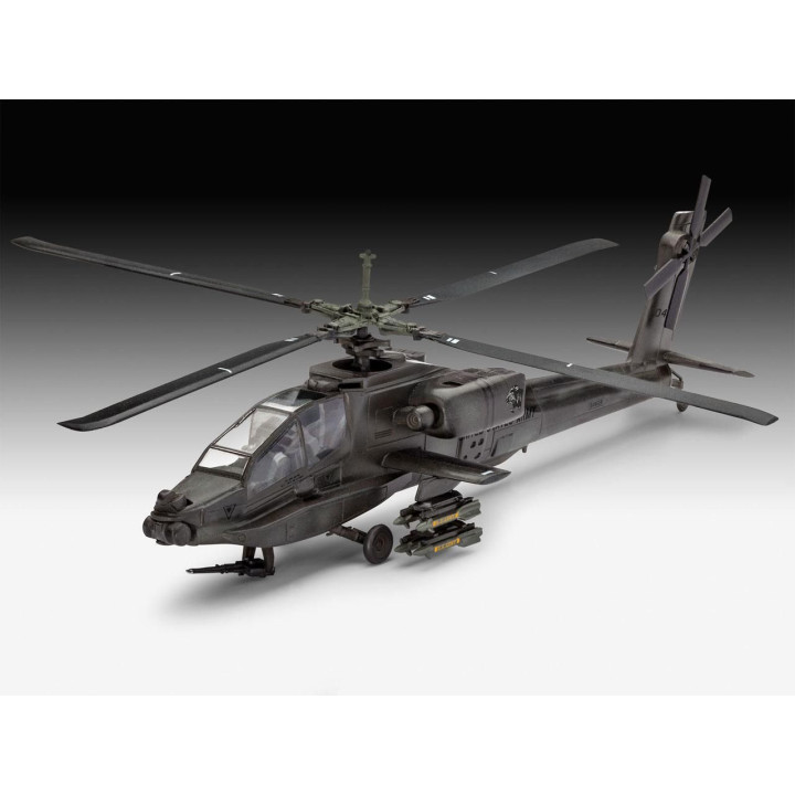 Plastic ModelKit vrtulník 04985 - AH-64A Apache (1:100)