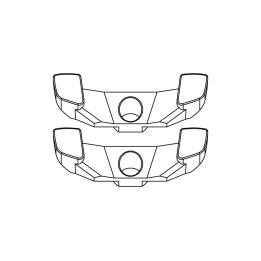 Turbo Racing přední světla C71 2ks