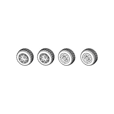 Turbo Racing kola C81 4ks