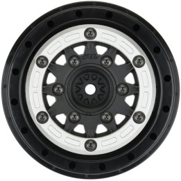 Pro-Line disk 2.2/3.0" Raid bead lock H12/H14 SC stříbrno-černý (2)