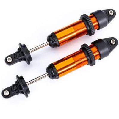 Traxxas tlumič GTX hliníkový oranžově eloxovaný (2)