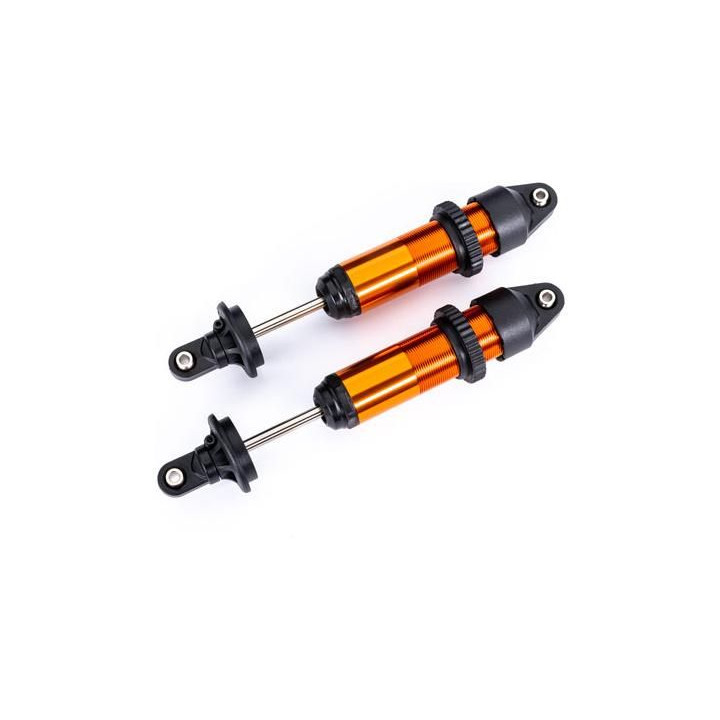 Traxxas tlumič GTX hliníkový oranžově eloxovaný (2)