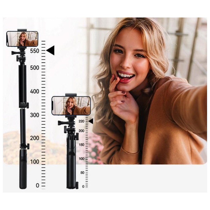 Osmo - Upgradován multifunkční skládací třícestná selfie tyč