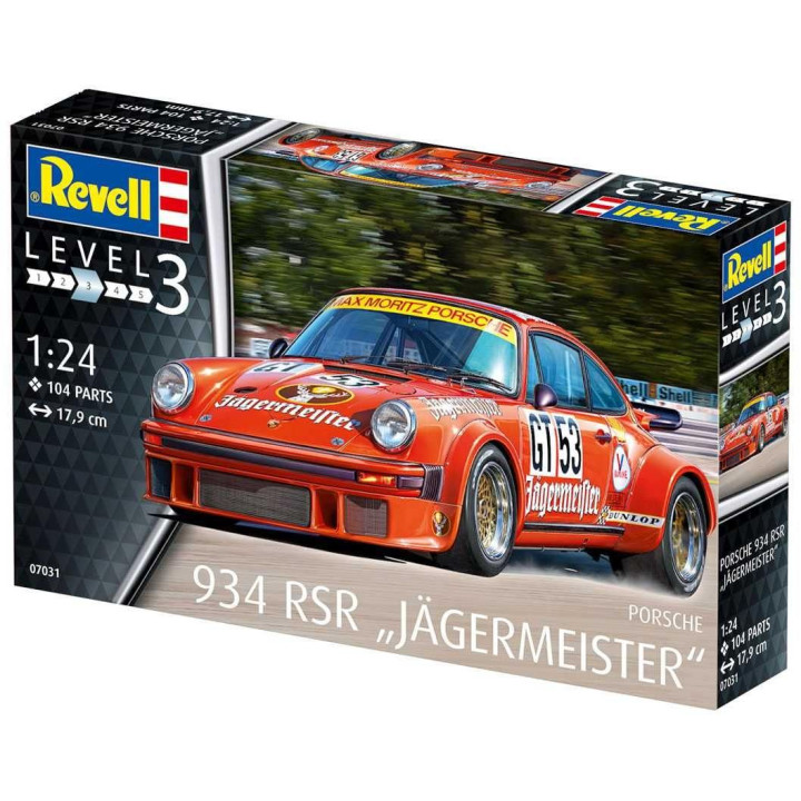 Plastic ModelKit auto 07031 - Porsche 934 RSR "Jägermeister" (1:24)