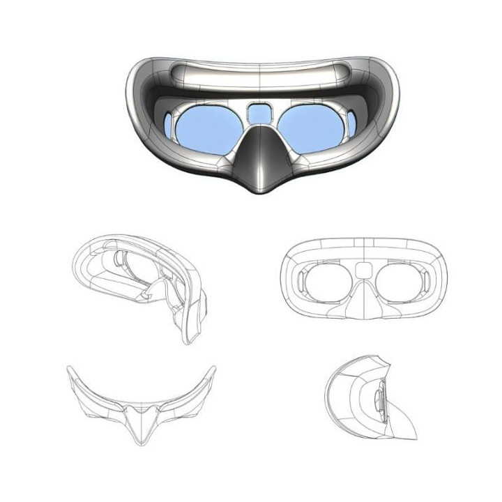 DJI Goggles 2 - Foam Padding and Lens Protector