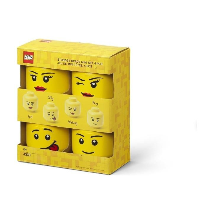 LEGO úložná hlava mini Multi pack 4ks
