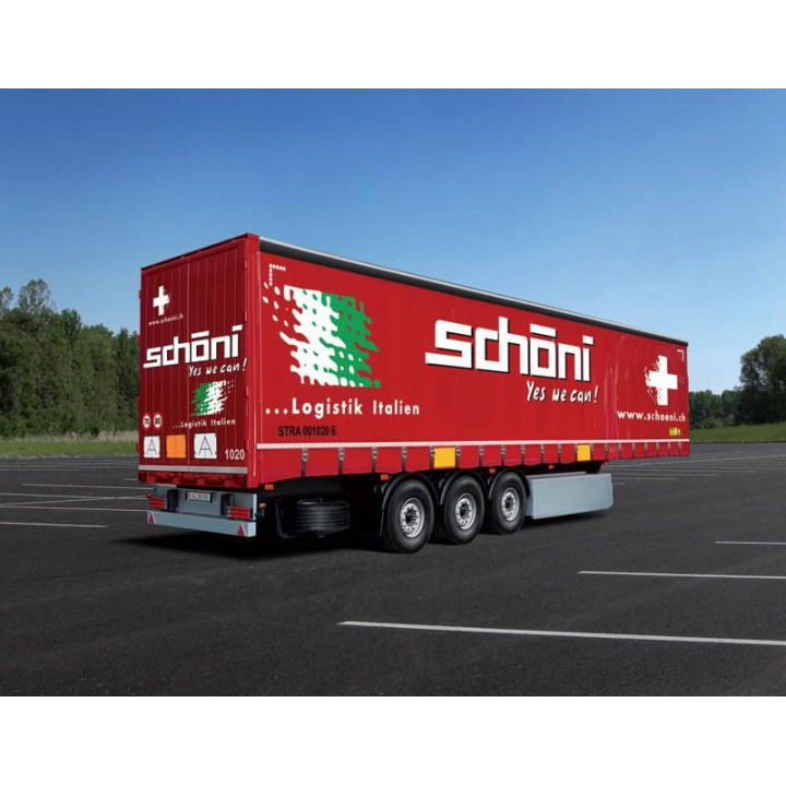 Model Kit návěs 3918 - Curtainside Trailer (1:24)