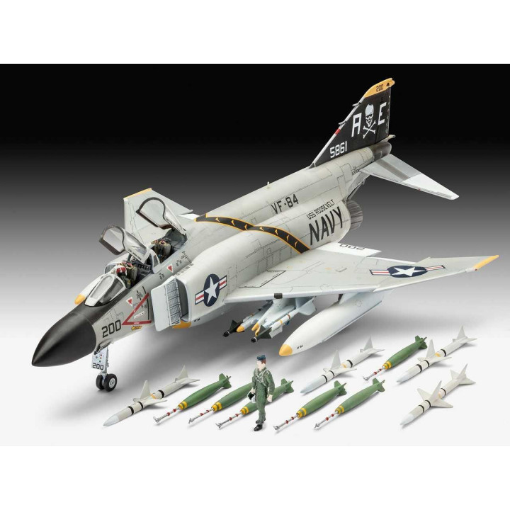 Plastic ModelKit letadlo 03941 - F-4J Phantom US Navy (1:72)