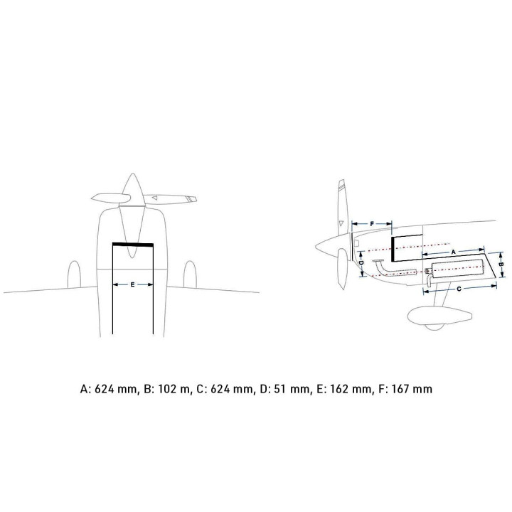 90" Extra NG 2290mm 60cc Červeno-Černá