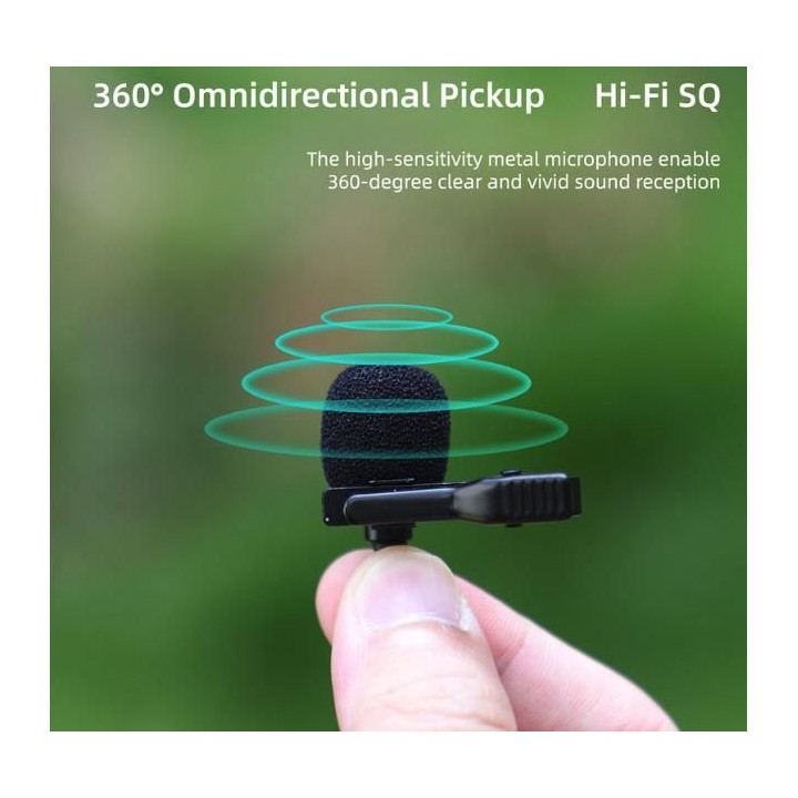Lavalier Microphone for DJI Osmo Action 3