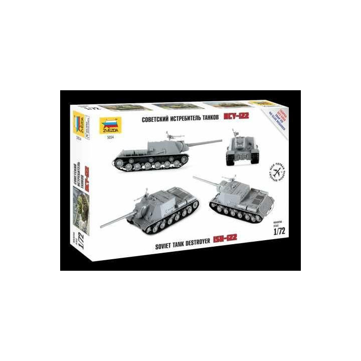 Snap Kit tank 5054 - Soviet Tank Destroyer ISU-122  (1:72)