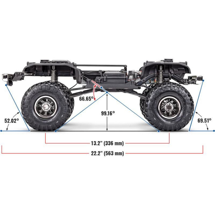 Traxxas TRX-4 Chevrolet K10 1979 TQi 1:10 RTR měděný