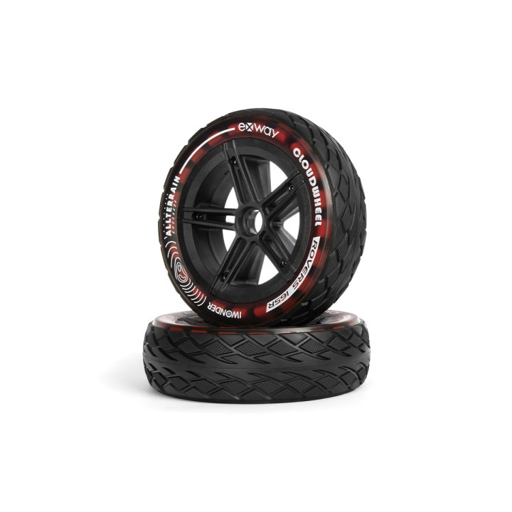 Exway Sada kol Cloud Wheel Rover Scarlet Red pro Atlas Pro 2WD