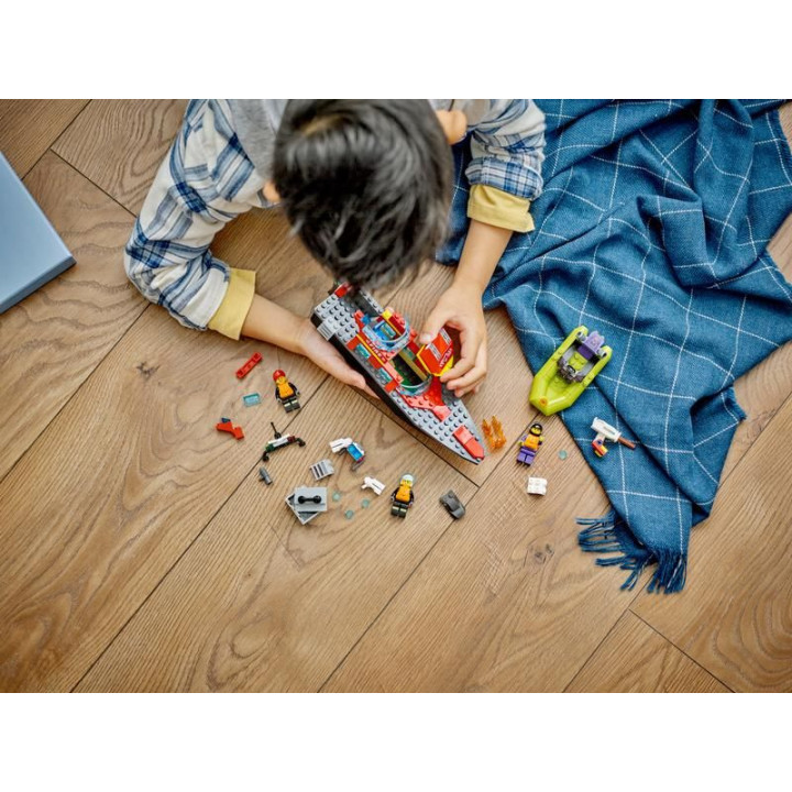 LEGO City - Hasičská záchranná loď a člun
