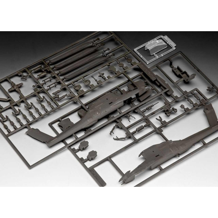 ModelSet vrtulník 64985 -  AH-64A Apache (1:100)