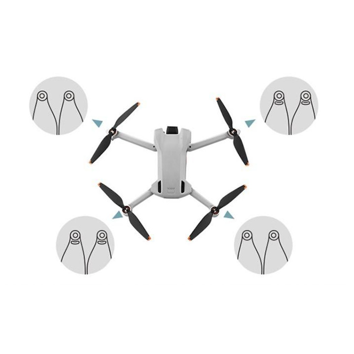 DJI MINI 3 - Vrtule (2 páry) (Orange)