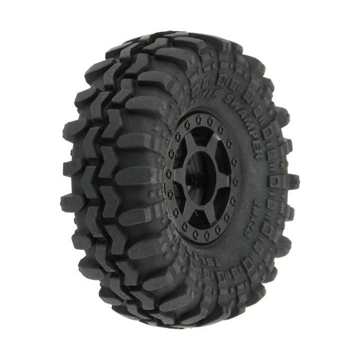 Pro-Line kolo 1.0" 1:24, pneu Interco Super Swamper, disk černý H7 (4)