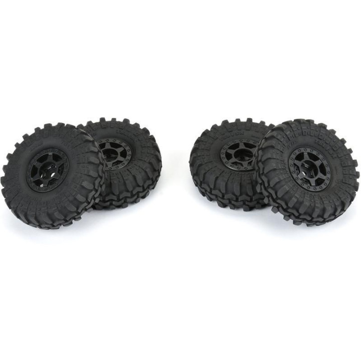 Pro-Line kolo 1.0" 1:24, pneu Interco Super Swamper, disk černý H7 (4)