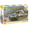 Zacvakávací model tanku. Velikost: 1:72; 14,3 cm. Počet dílků: 86.