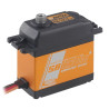 Digitální standard servo s Coreless (bezjádrovým) motorem a kovovými převody, 2x kuličkové ložisko, 28,0/32.0kg při 4,8/6,0V a 0,18/0,14s na 4,8/6,0V, váha 79,0g, 40,3x20,2x45mm. Provozní napětí 4,8 - 6,0V.