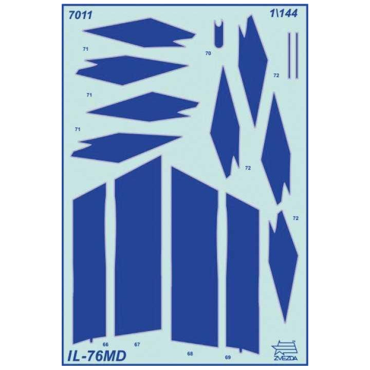 Model Kit letadlo 7011 - Russian strategic airlifter IL-76MD (1:144)