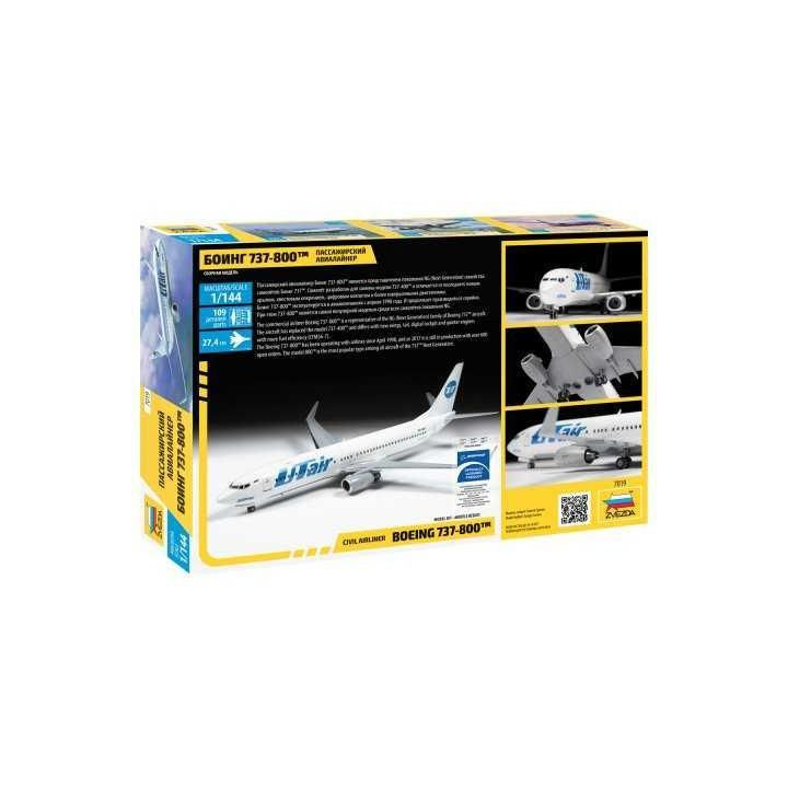 Model Kit letadlo 7019 - Boeing 737-800 (1:144)