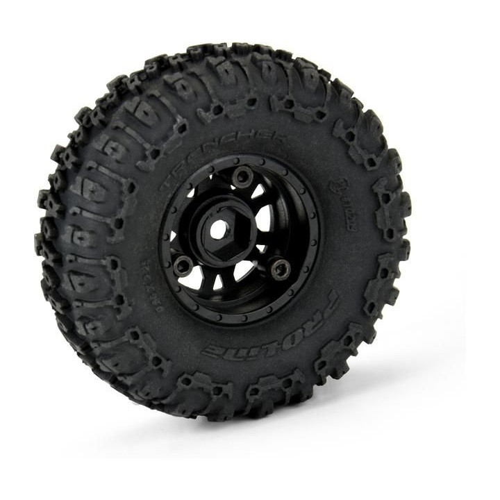 Pro-Line kolo 1.0" Trencher, disk H7 černý Impulse (4): SCX24