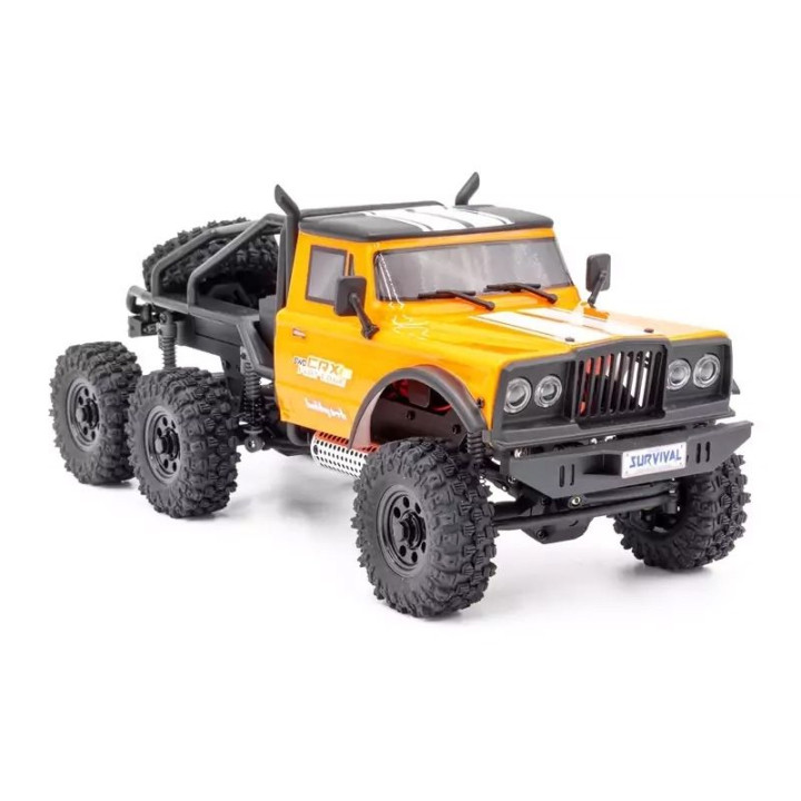 RTR HOBBYTECH CRX18 Truck Trail 1/18, 6wd, krátká verze, - oranžová